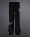 Spiked Cage Sweatpants  [BLACK]