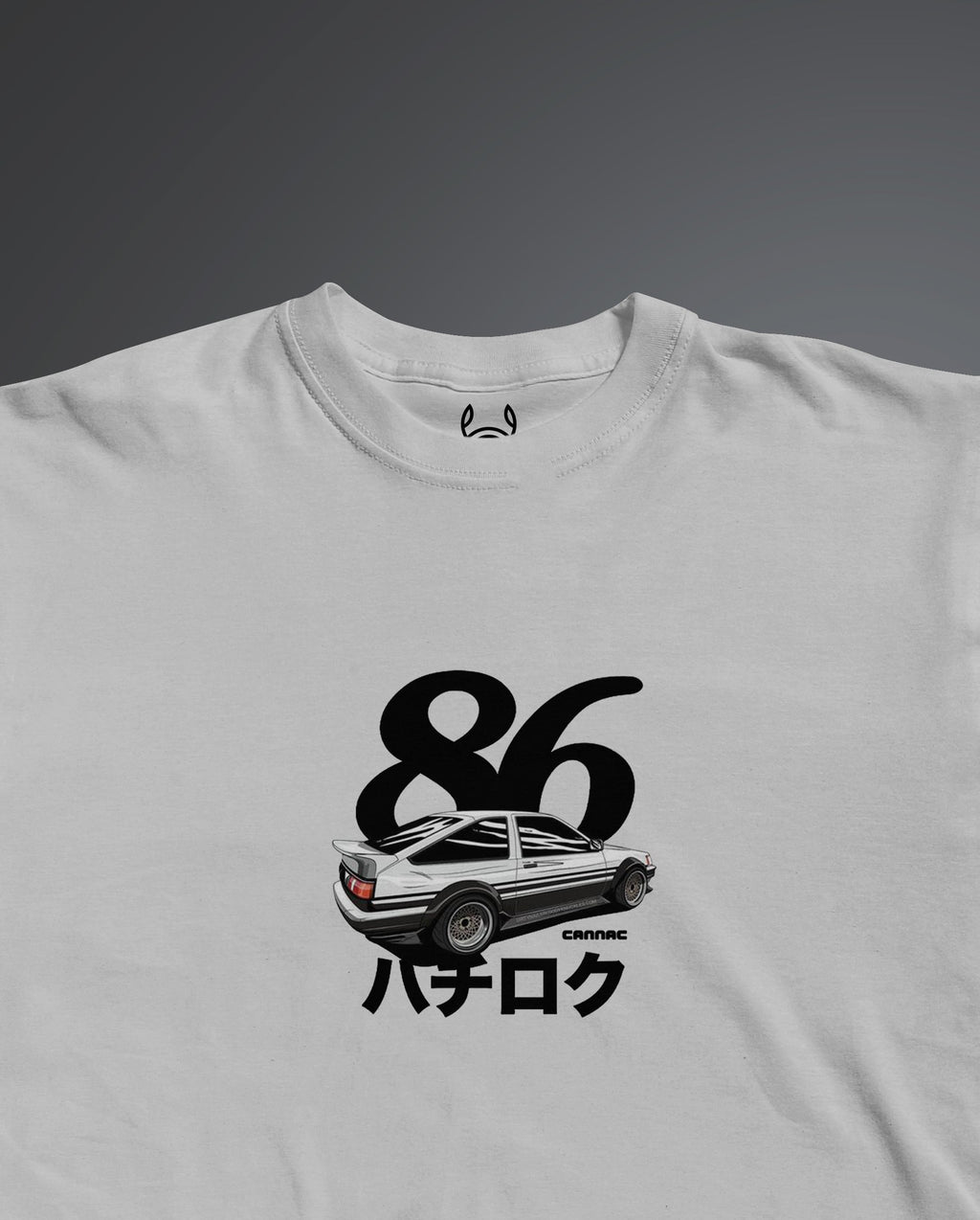 Initial D Regular Fit Graphic Tee[white]