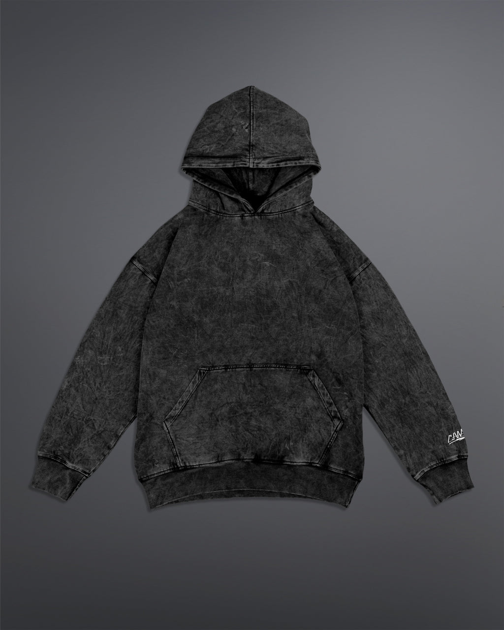 Acid washed hoodie [SILENT-ASH COLORWAY]