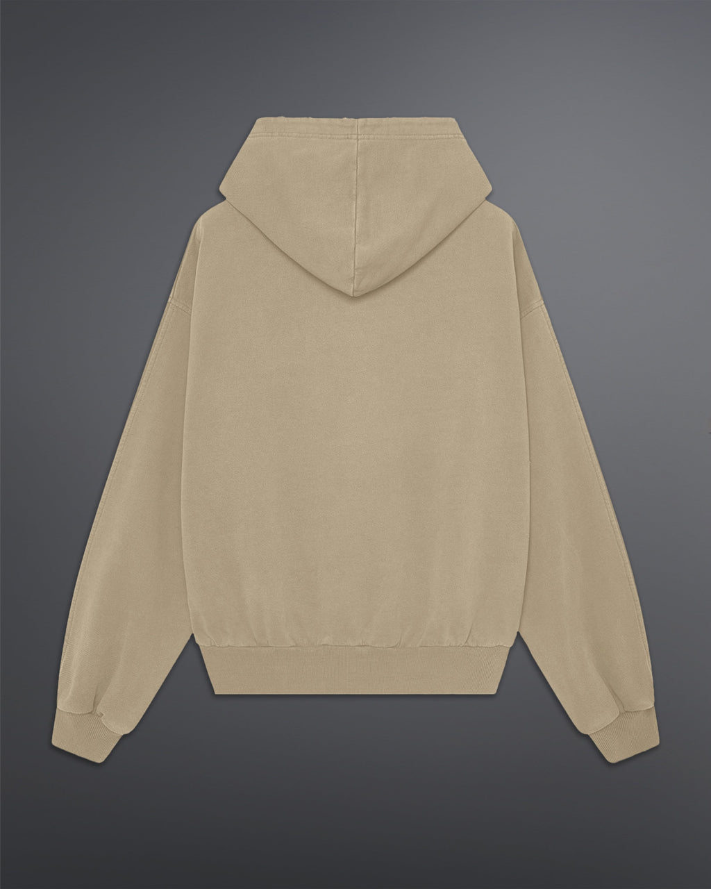 Beige Oversized Hoodie