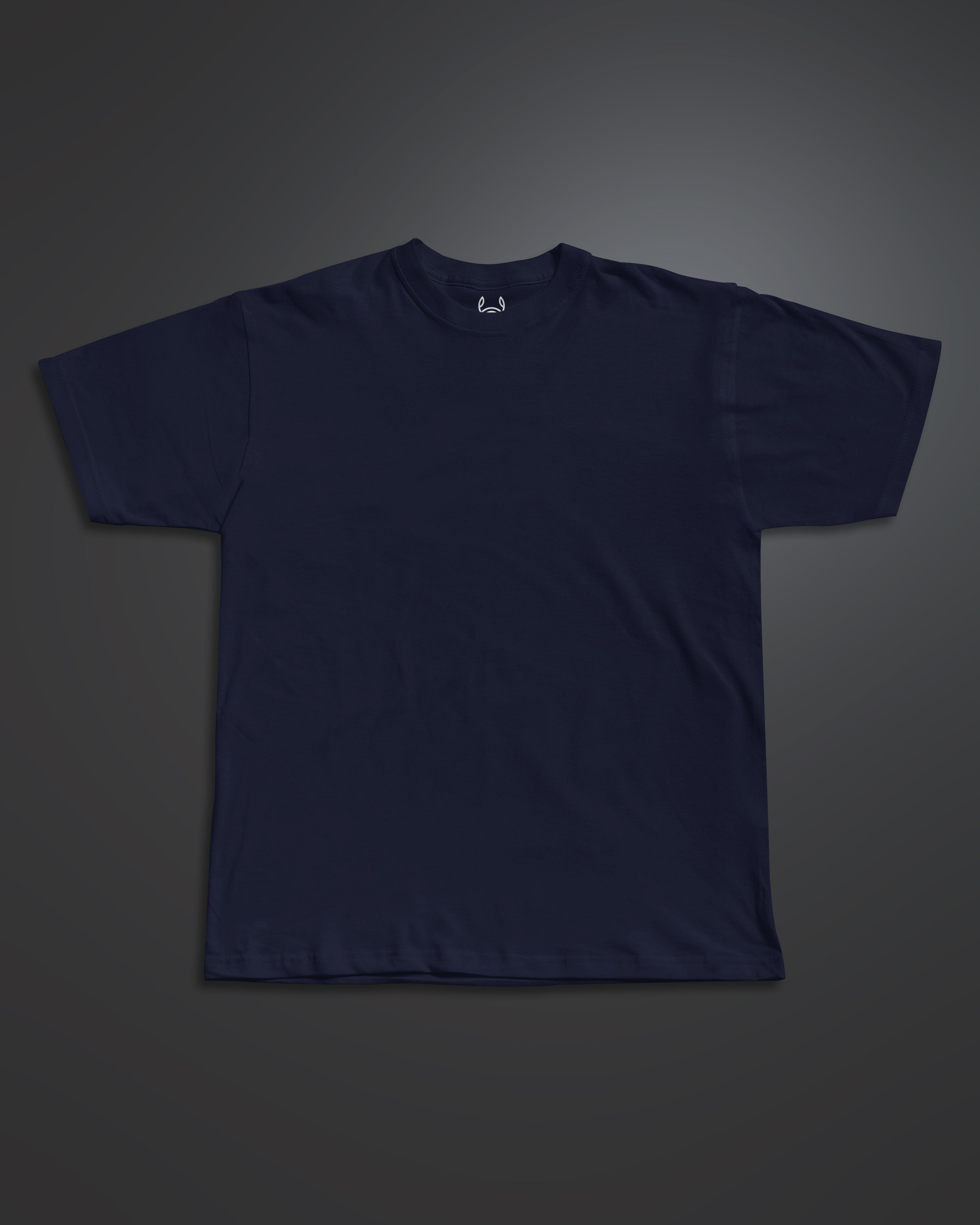 Navy Blue Reg-Fit Tee