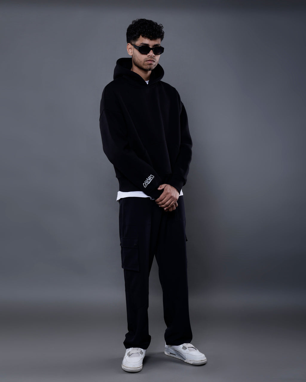 Straight Fit Cargo [Black]