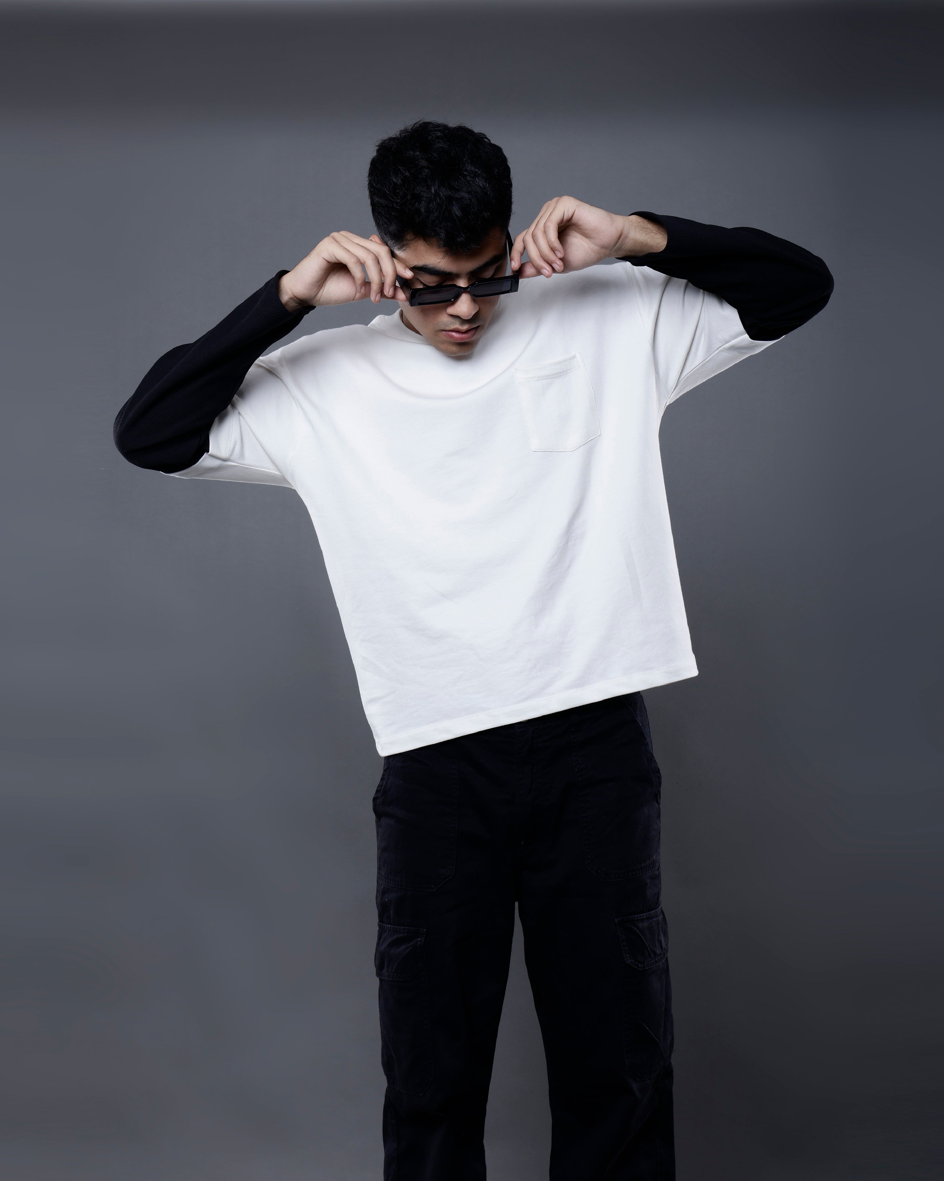 Dual-Fabric Full Sleeve T-shirt [ECLIPSE COLORWAY]