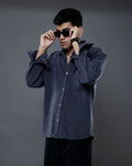 Vel-Cord Shirt [Grey]