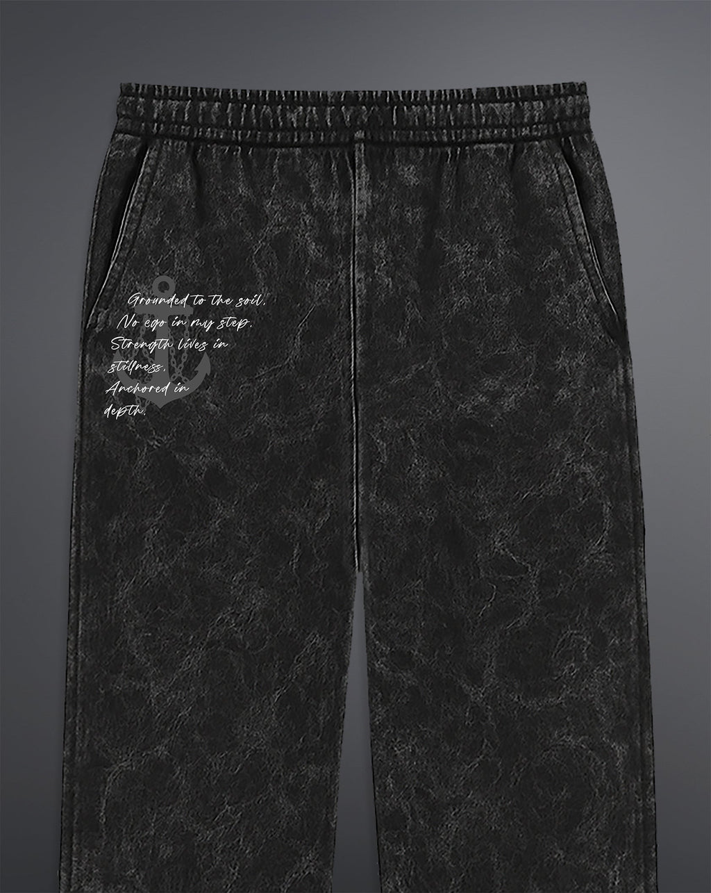 Depth-Bound Sweatpants [ACID WASHED-SILENT ASH]