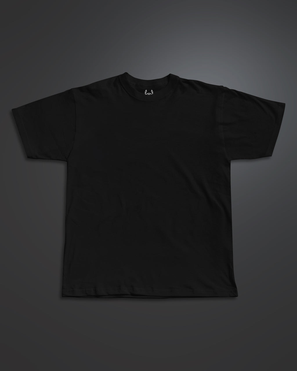 Black Reg-Fit tee