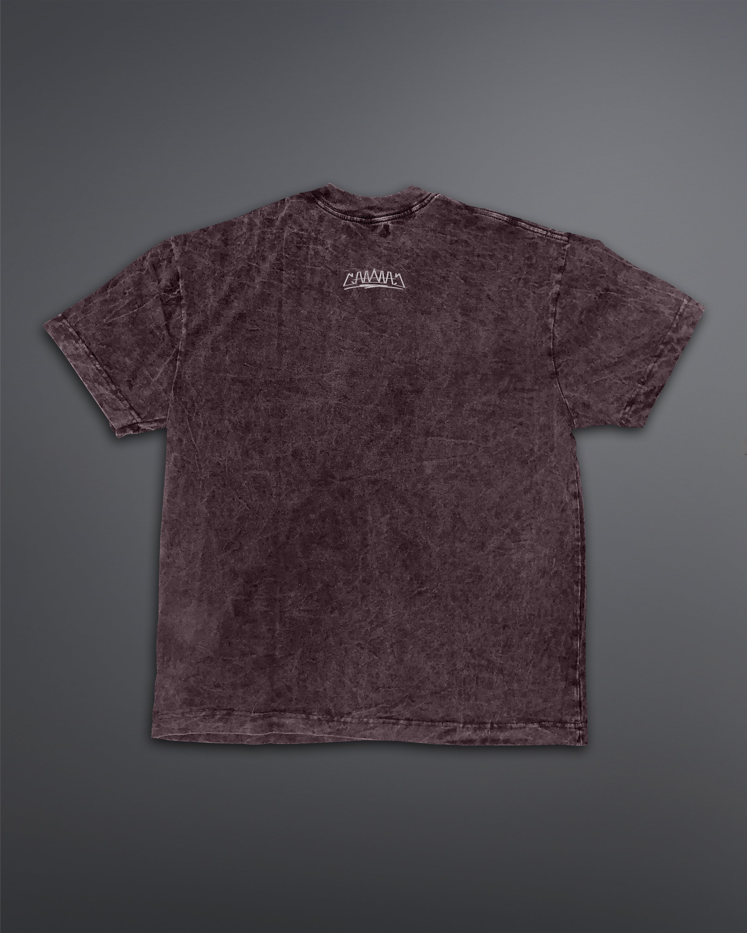 Acid Wash Oversized Tee [BLOODSTONE COLORWAY]