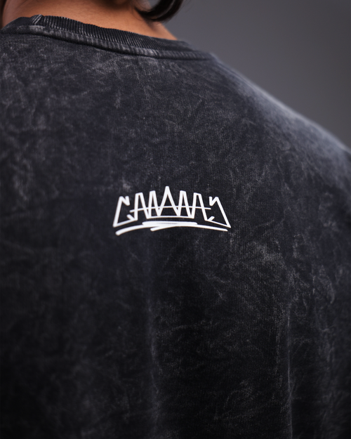 Acid Wash Oversized Tee [SILENT-ASH COLORWAY]