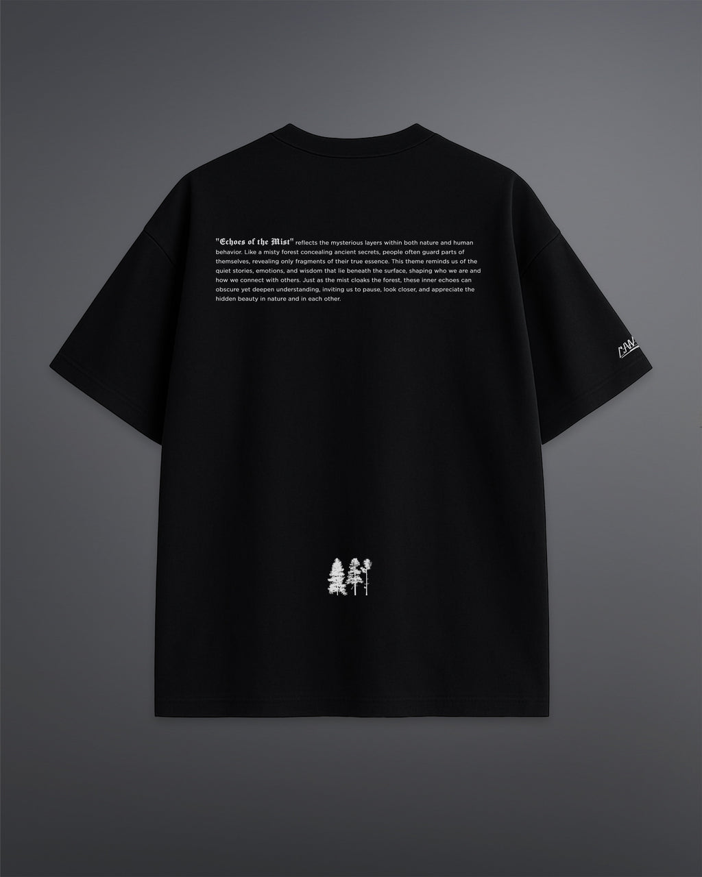 Echoes Of The Mist Oversized Tee
