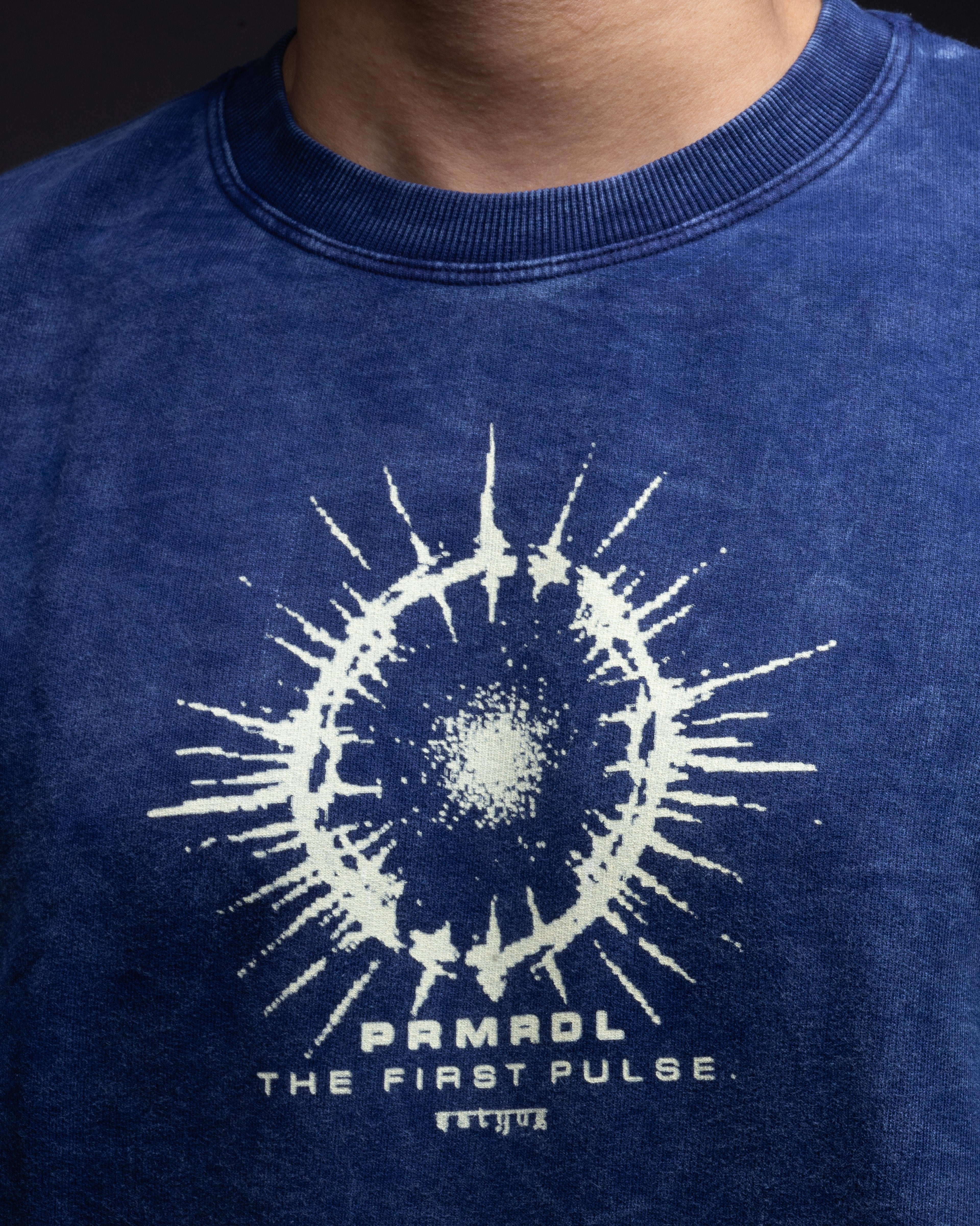 Primordial Prophecy Oversized tee [ACID WASHED-COSMIC BLU]