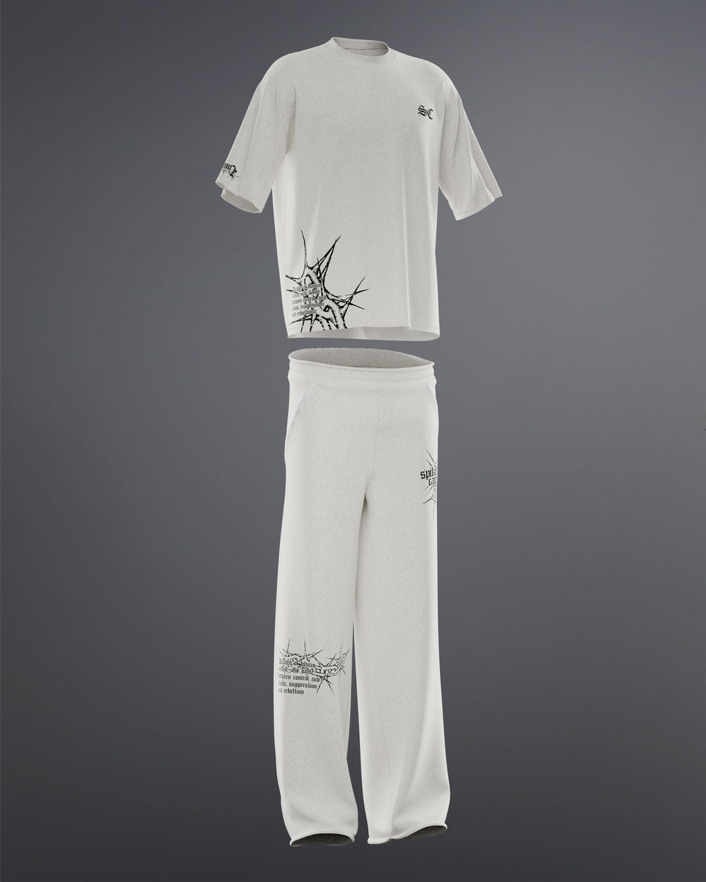 Spiked Cage Set [OFF-WHITE]