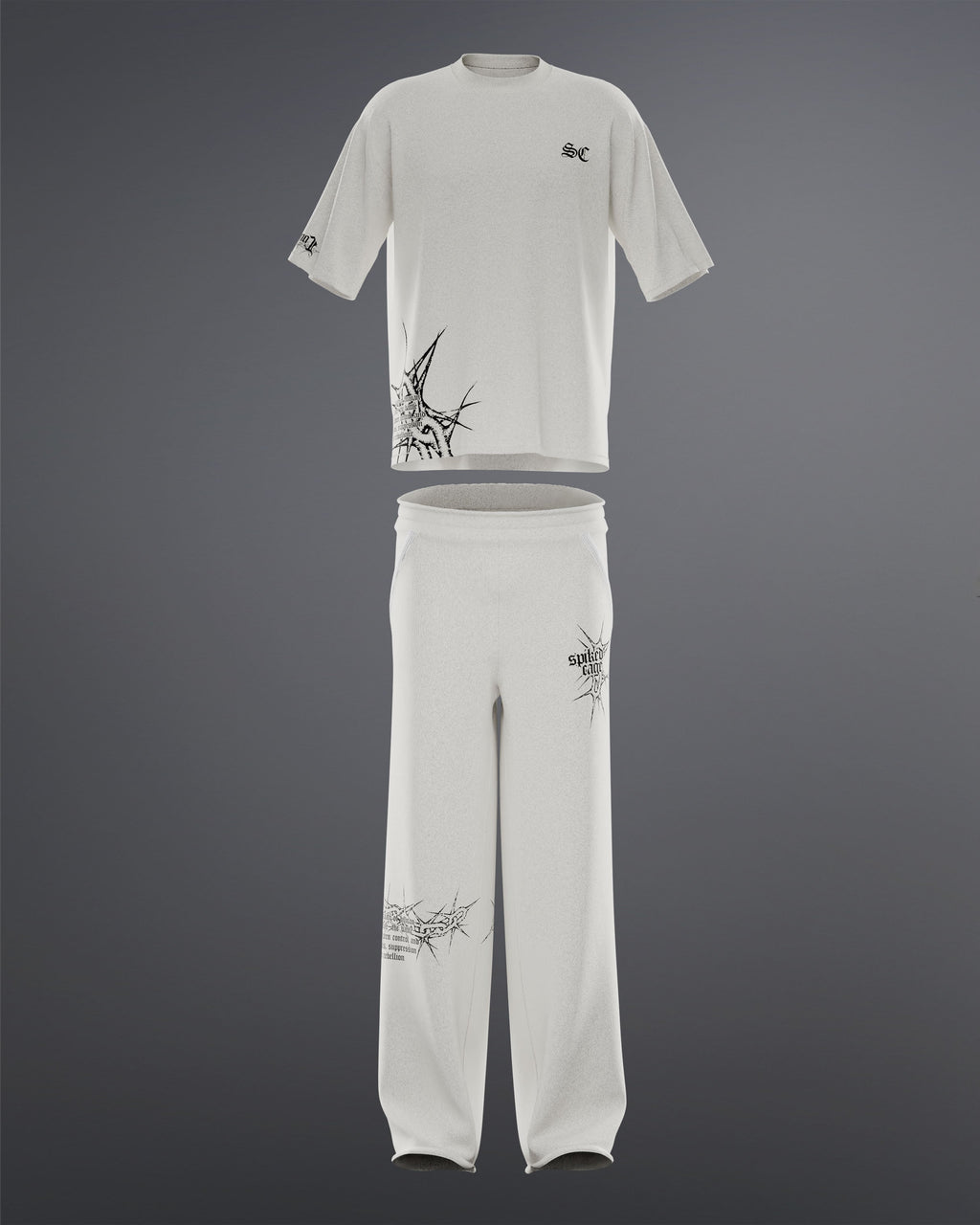 Spiked Cage Set [OFF-WHITE]