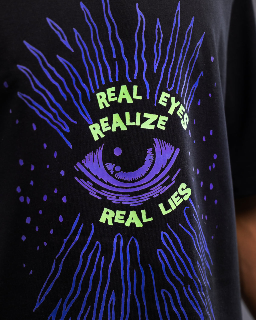 Tupac's Real Eyes Oversized Tee