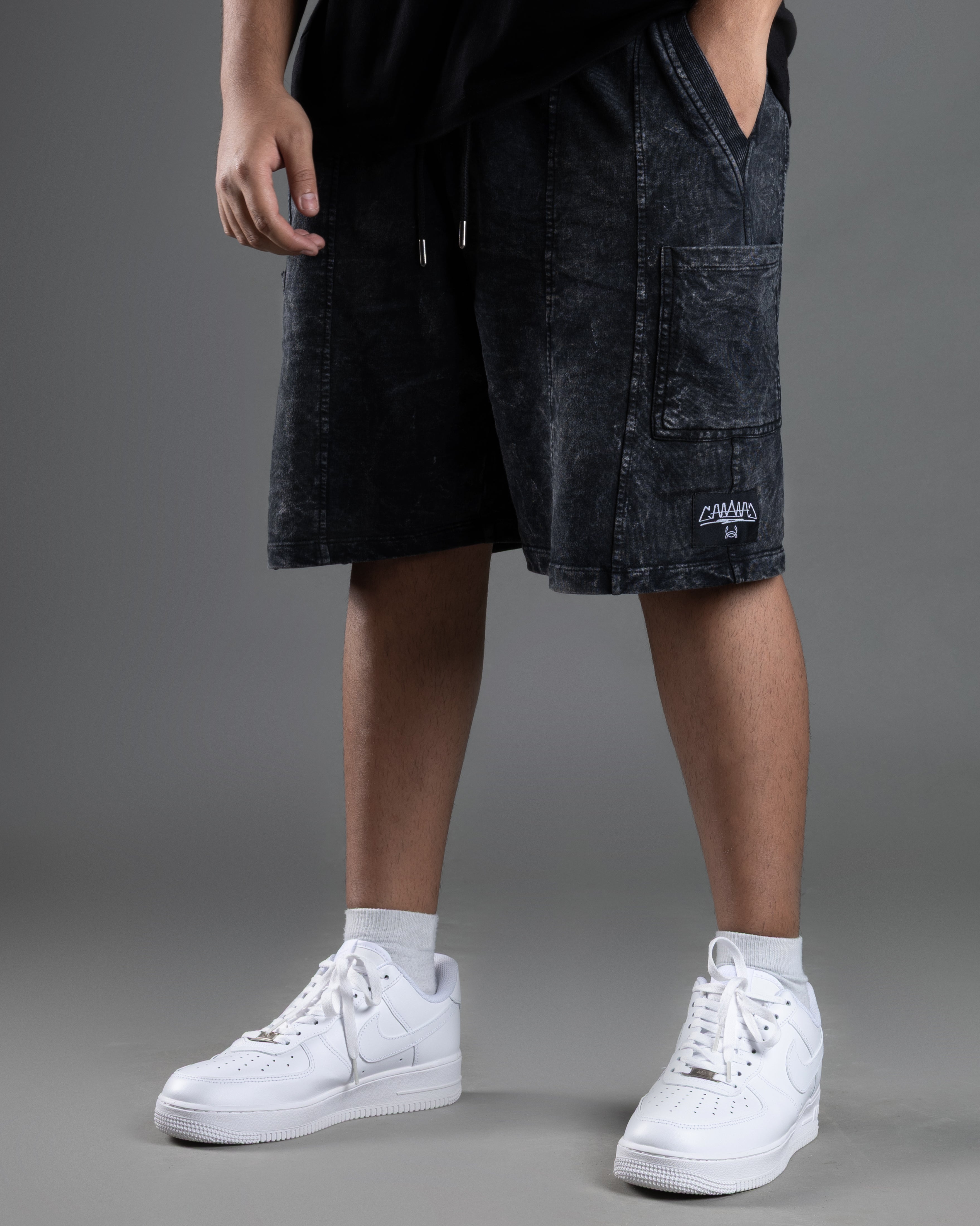 Ash-Storm Shorts [ACID WASHED]