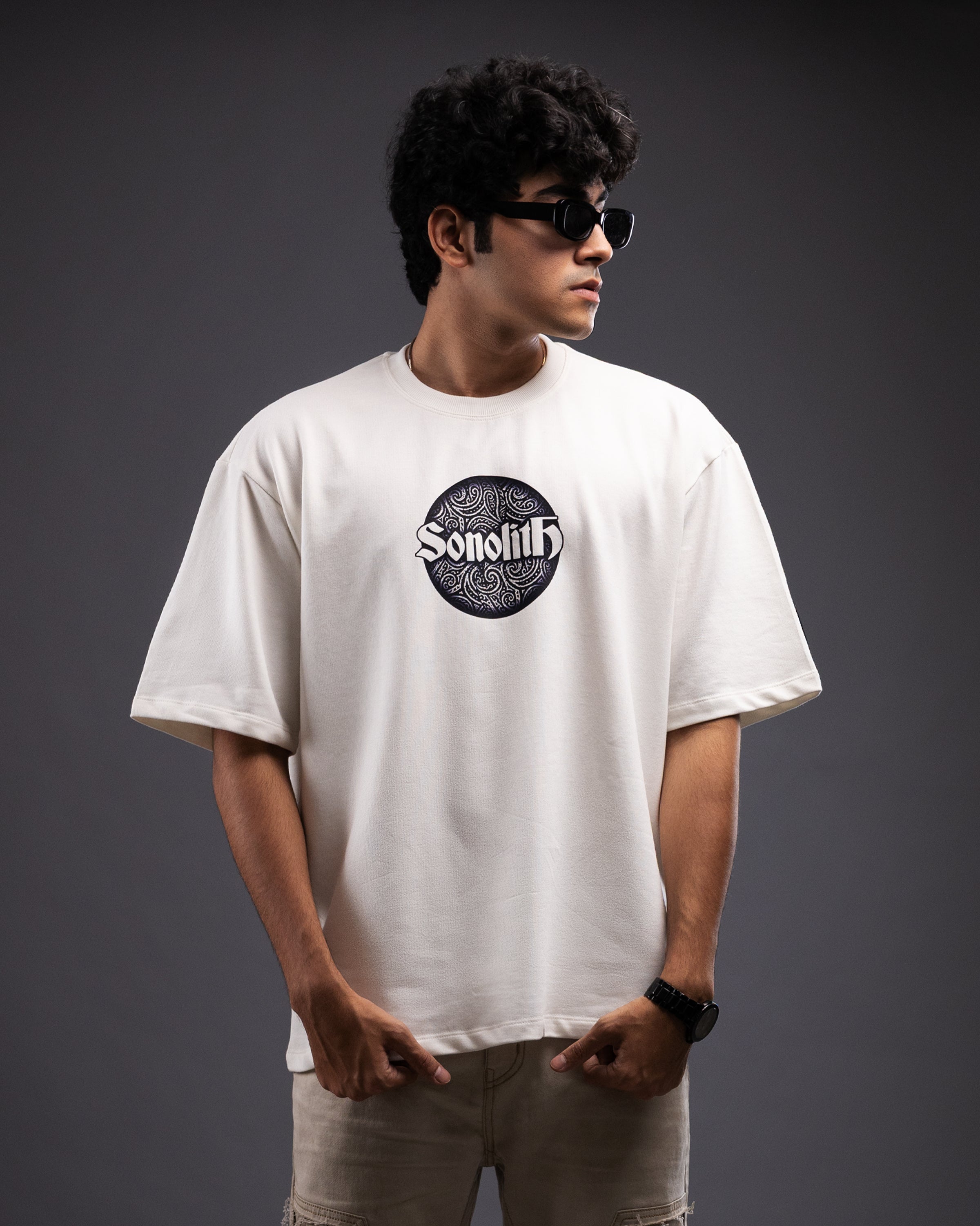 Sonolith Oversized Tee [OFF-WHITE]
